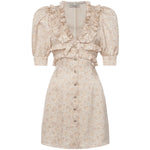 Mini abito in jacquard di seta stampata FABX4297F4670 1682 ALESSANDRA RICH 