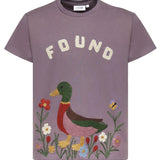 T-shirt con ricamo in cotone FOSS26TT09012 6363 FOUND 
