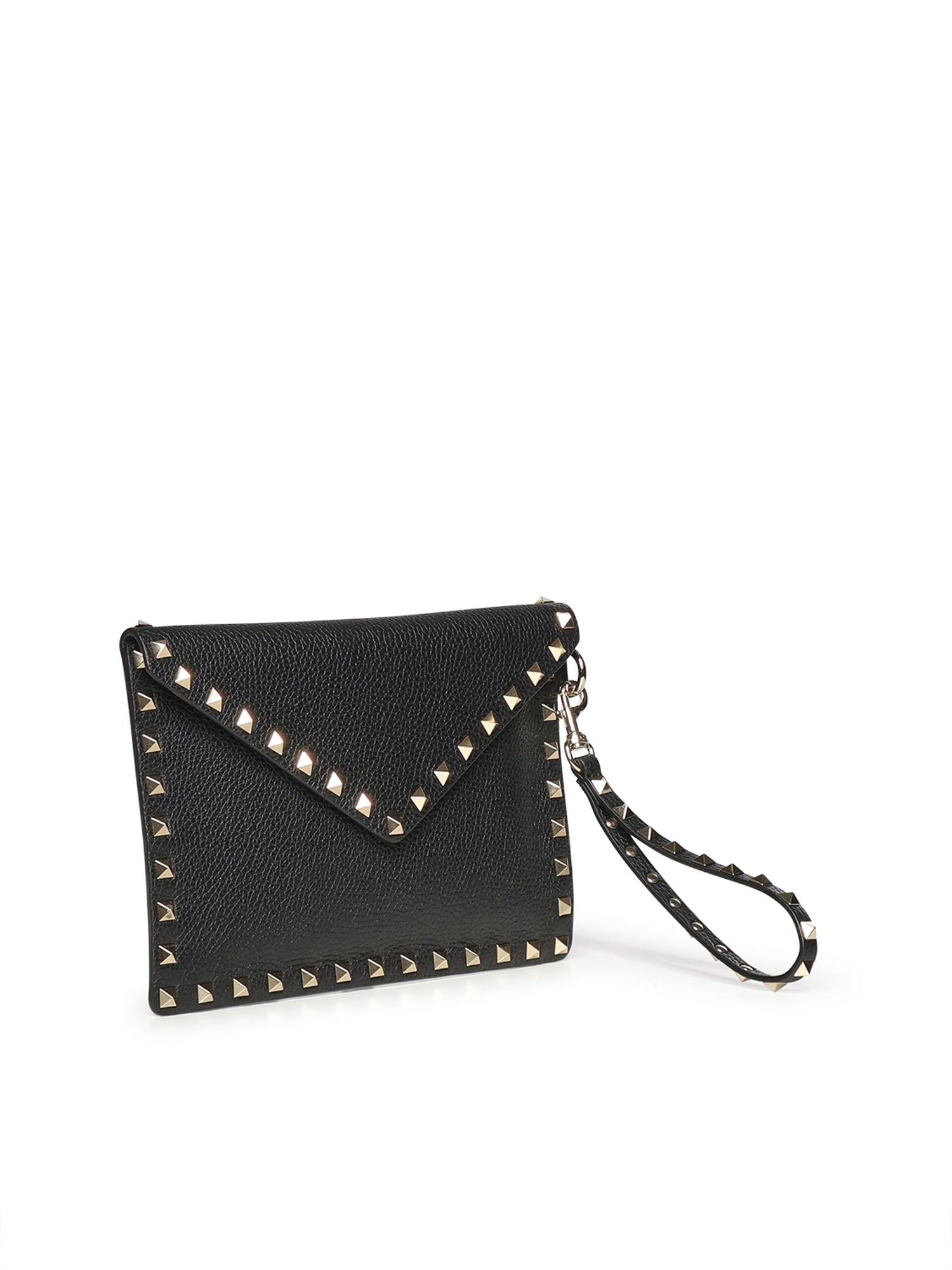 Pouch Rockstud in vitello granato 8W2P0P87 VSH0NO VALENTINO GARAVANI 