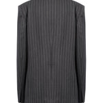 Blazer monopetto in fresco di lana gessato DJ861 ES0080D903 DONDUP 