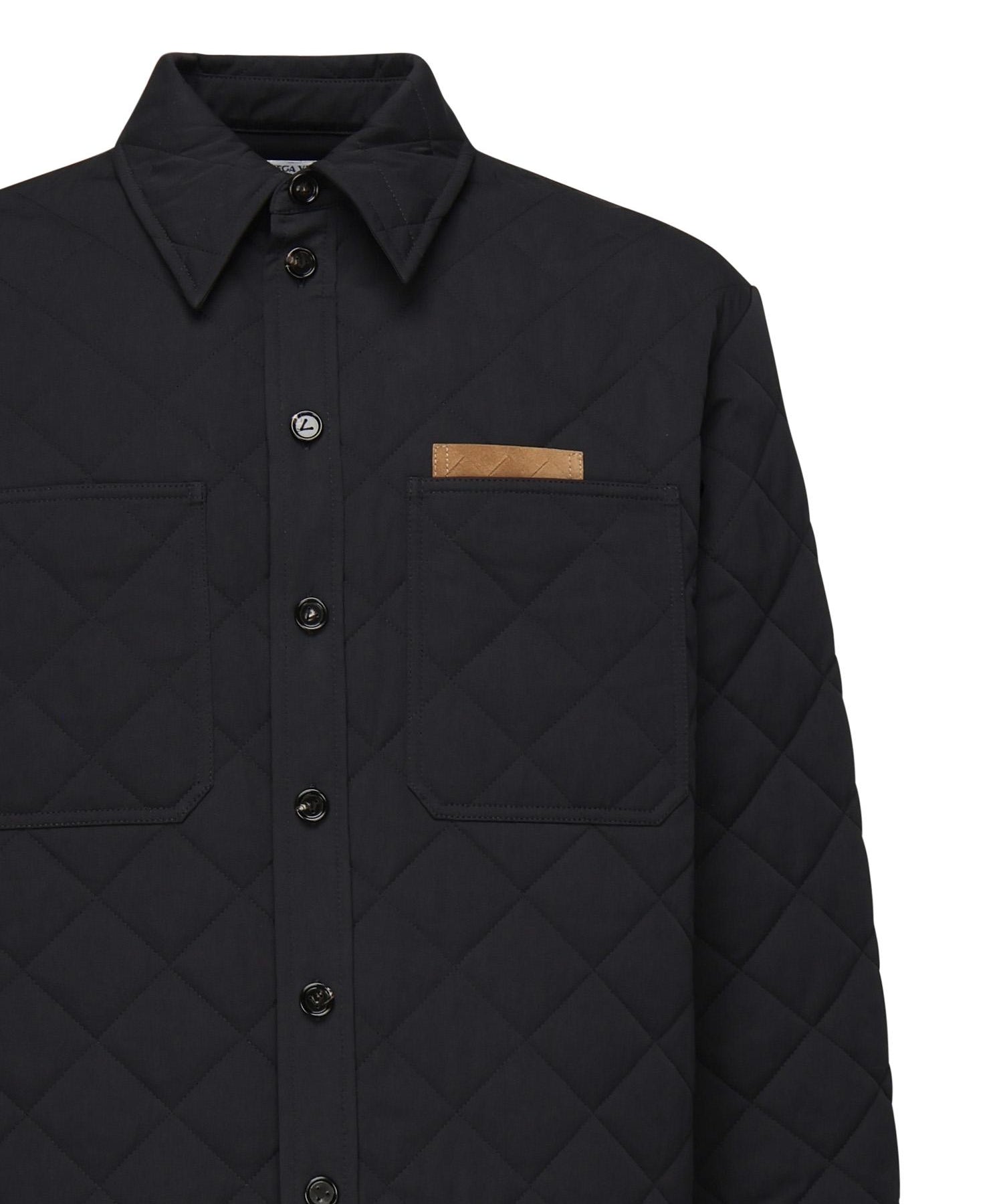 Overshirt trapuntata in cotone 837036 V5O604246 BOTTEGA VENETA 
