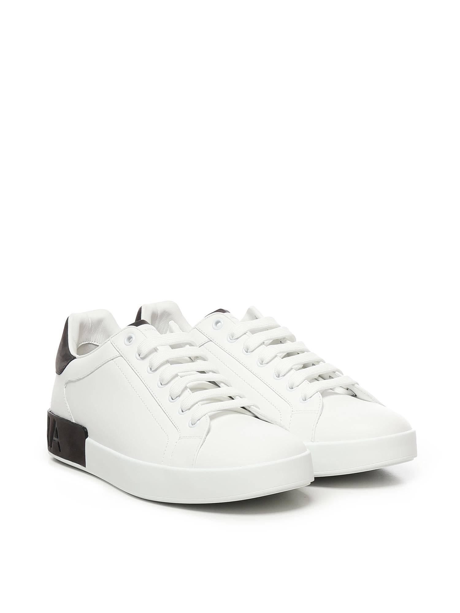Sneakers Portofino in pelle CS2278 AF21889697 DOLCE & GABBANA 
