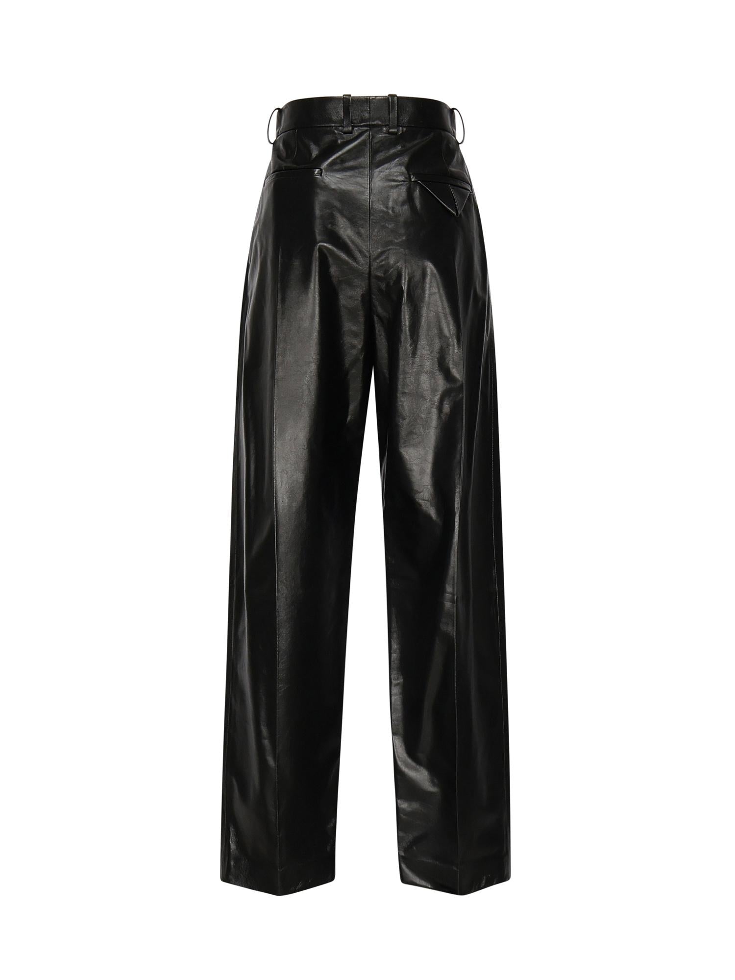 Pantaloni in pelle<BR/> 837502 V5BV01000 BOTTEGA VENETA 