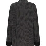 Camicia a righe in seta 823656 Y4K761095 SAINT LAURENT 