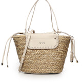 Borsa Vanna con logo 73BS9N201 VANNAOFF WHITE/NATURALE V° 73 