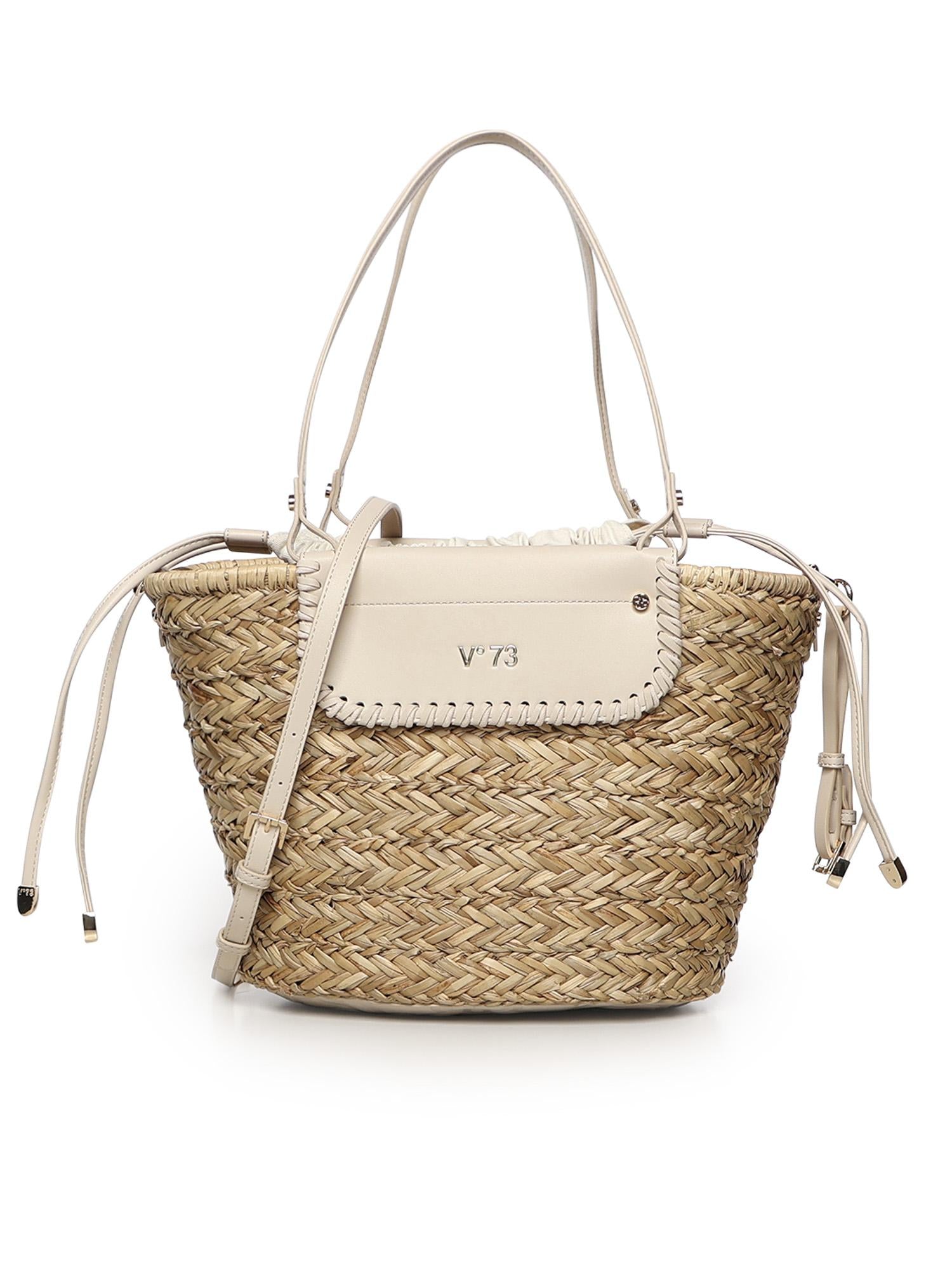 Borsa Vanna con logo 73BS9N201 VANNAOFF WHITE/NATURALE V° 73 