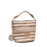 Borsa Secchiello Stefanie 73BS8ZL03 STEFANIECUOIO/BIANCO V° 73 