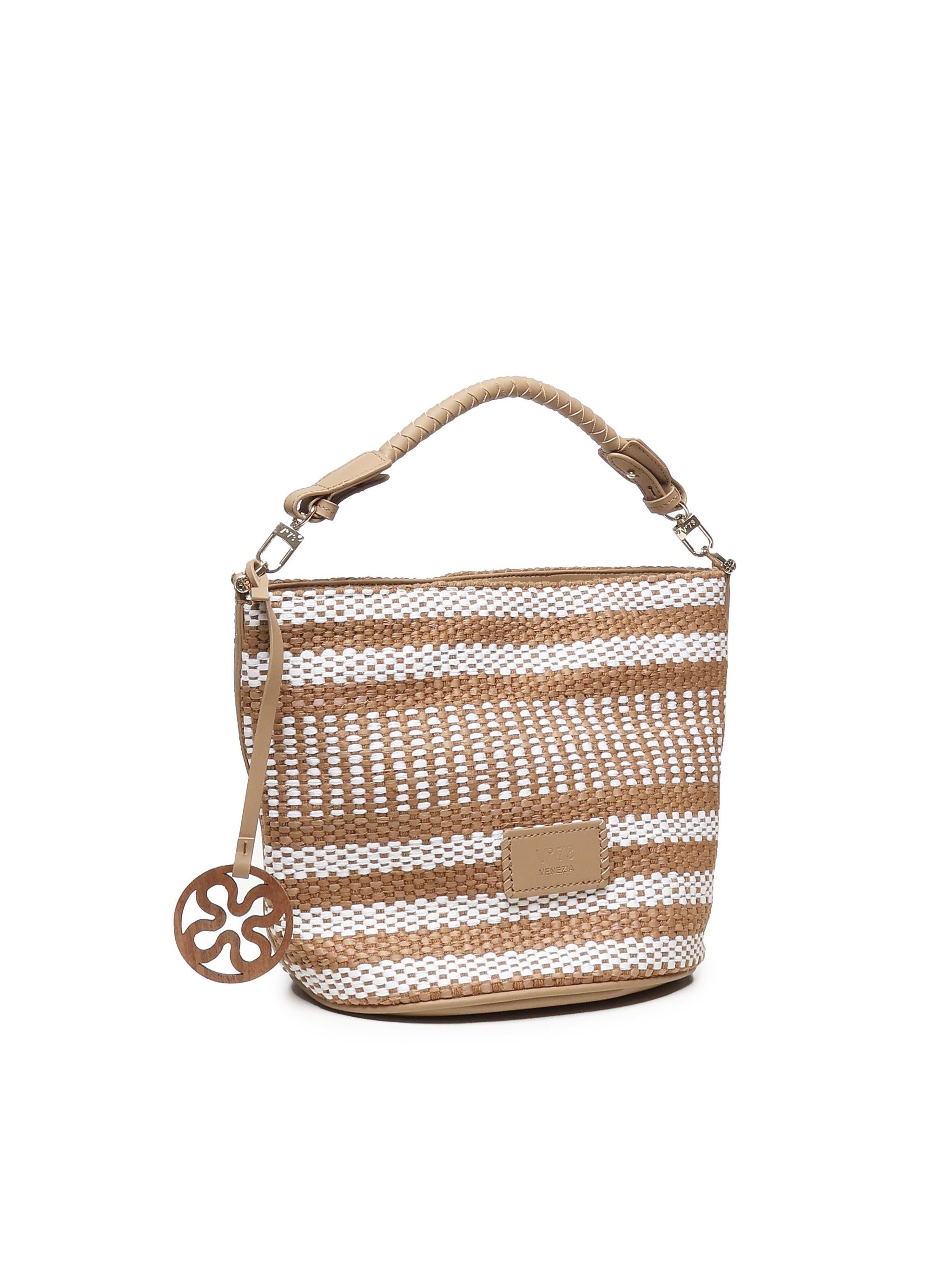 Borsa Secchiello Stefanie 73BS8ZL03 STEFANIECUOIO/BIANCO V° 73 