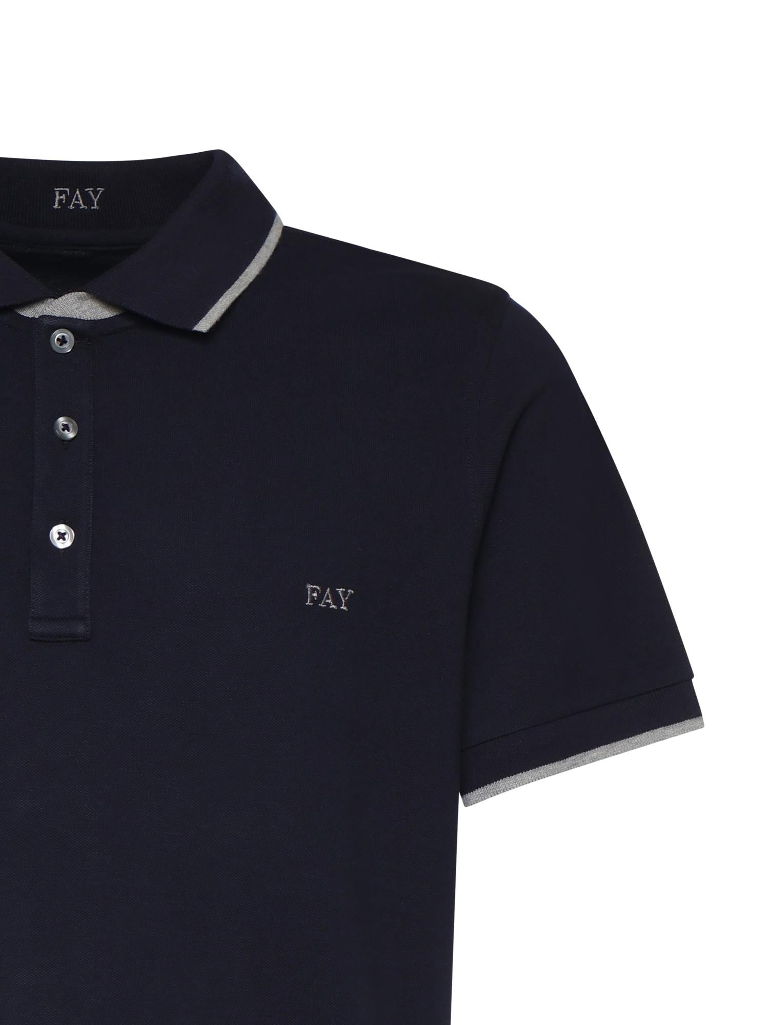 Polo in piquet stretch NPMB252140STDW U806 FAY 