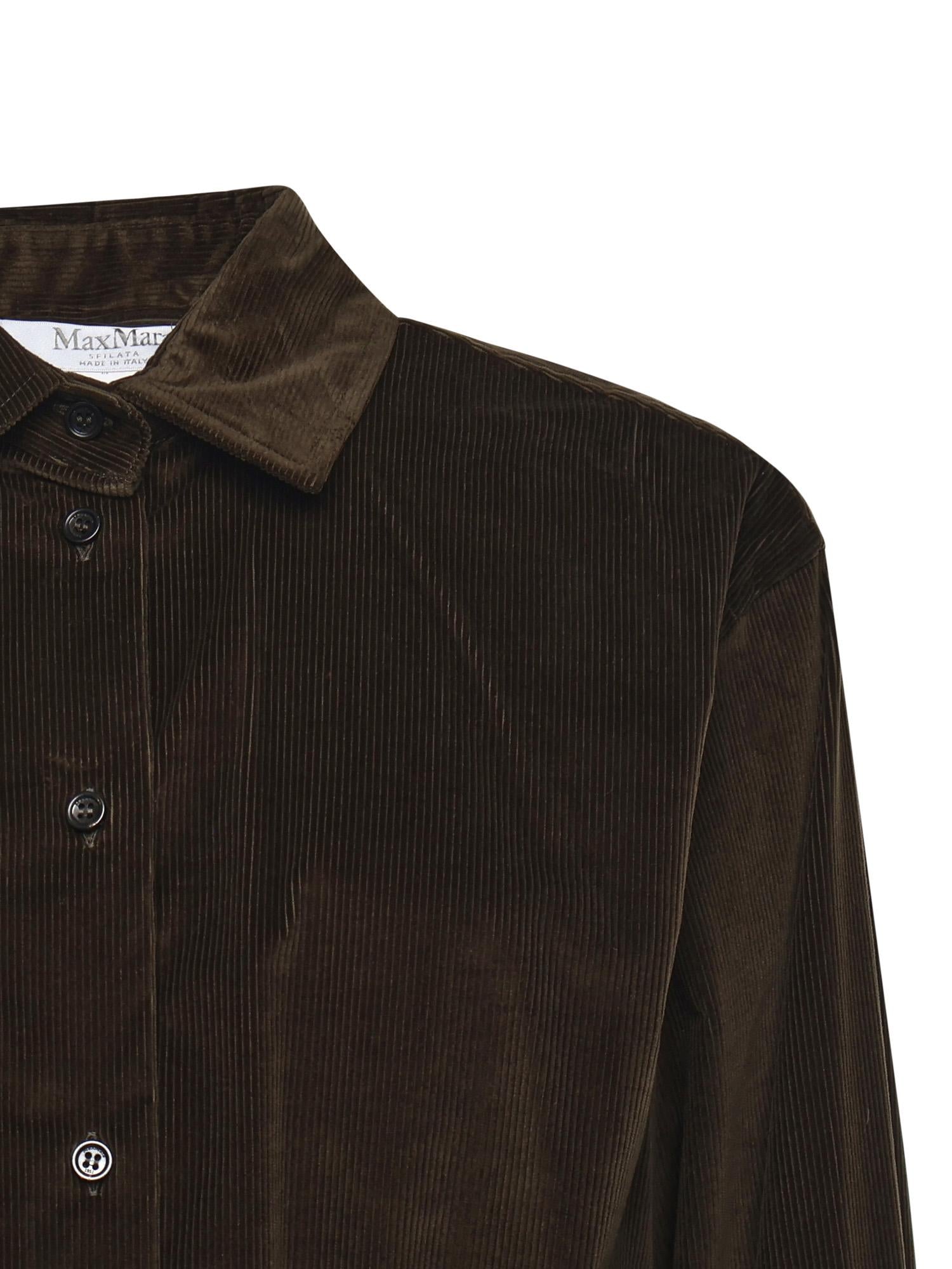 Body a camicia in velluto 2521116033600 005 MAX MARA 