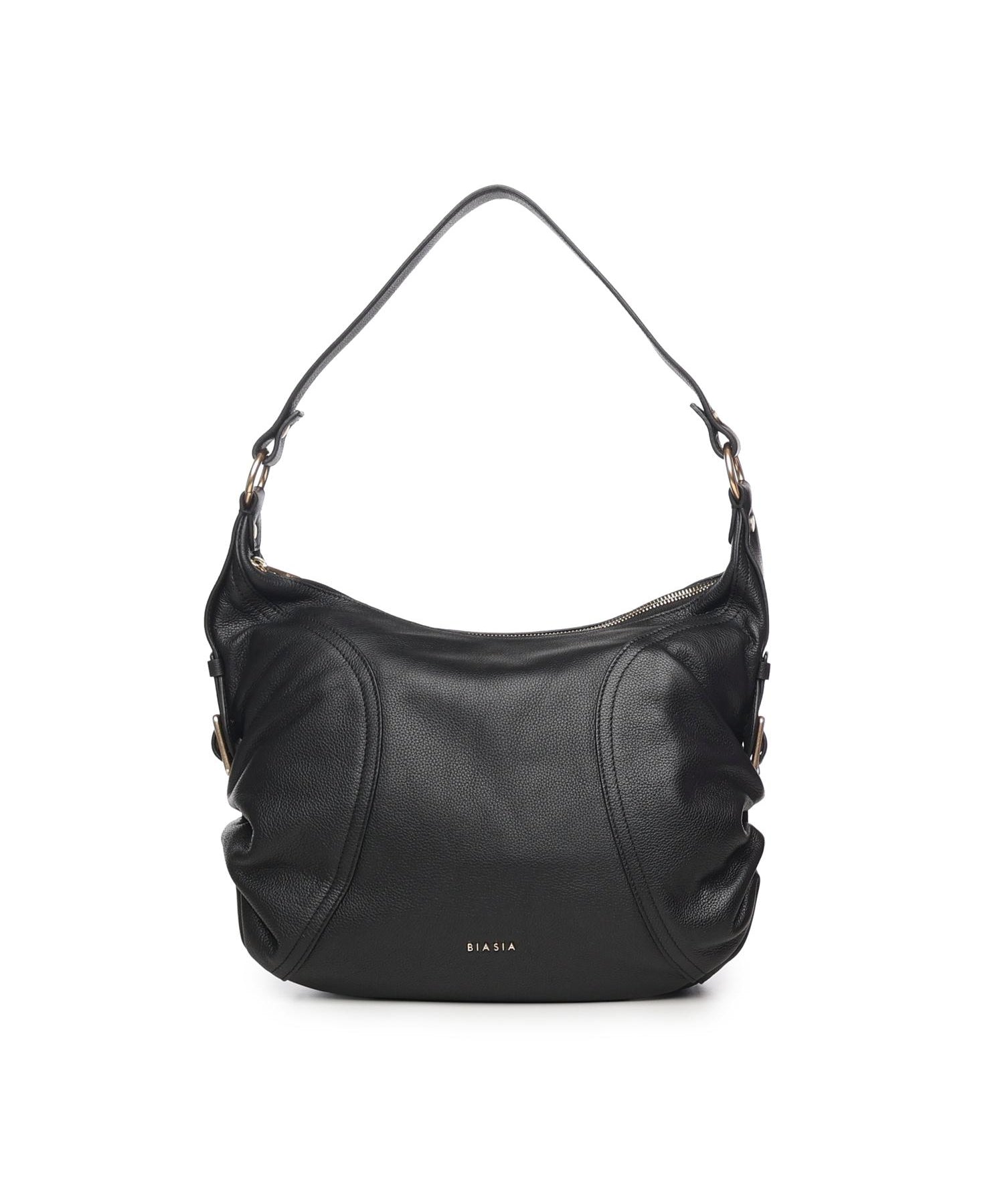 Borsa a spalla Weave in pelle BIBP9E602 NERO BIASIA 