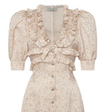 Mini abito in jacquard di seta stampata FABX4297F4670 1682 ALESSANDRA RICH 