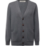 Cardigan in cotone con logo GWP00950 P00066260304 GOLDEN GOOSE 
