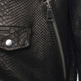 Giubbotto Push in pelle PUSH IT PYTHONNERO GIULIANO GALIANO 