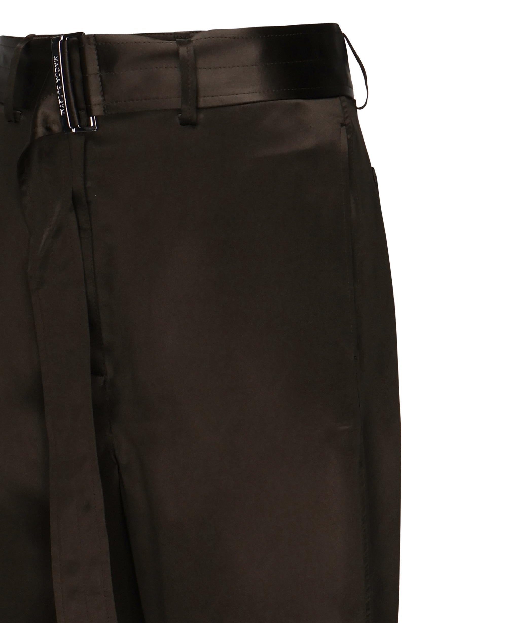 Pantaloni in cotone con cintura 1514250000 BROWN MAGDA BUTRYM 
