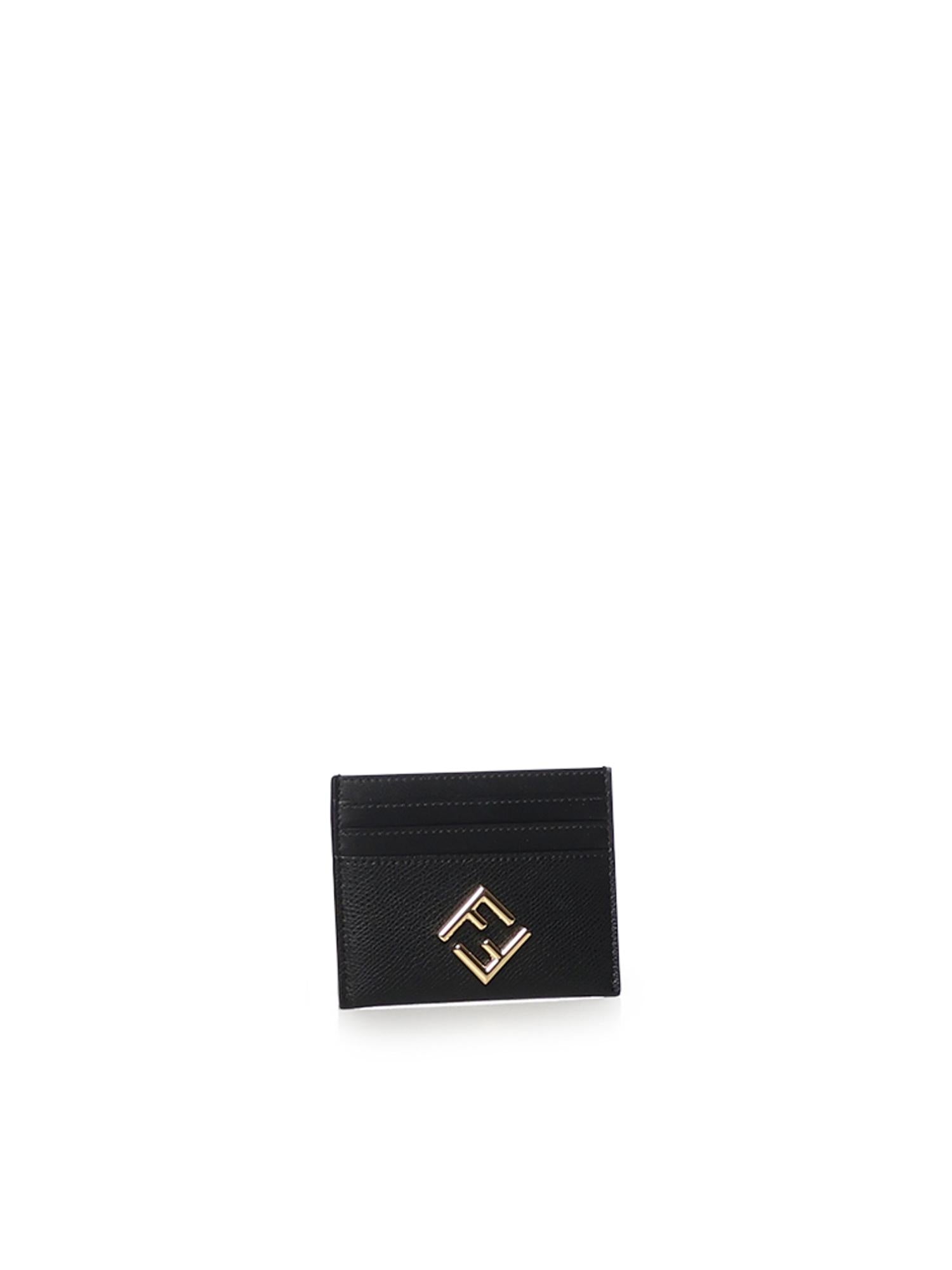 Portacarte FF diamonds in pelle 8M0445 ALWAF0KUR FENDI 