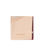 Foulard in seta con stampa 310218 785657001 FERRAGAMO 