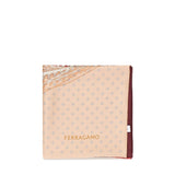 Foulard in seta con stampa 310218 785657001 FERRAGAMO 