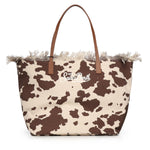 Borsa City in canvas con stampa CBF0001 01750L MC2 SAINT BARTH 