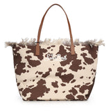Borsa City in canvas con stampa CBF0001 01750L MC2 SAINT BARTH 
