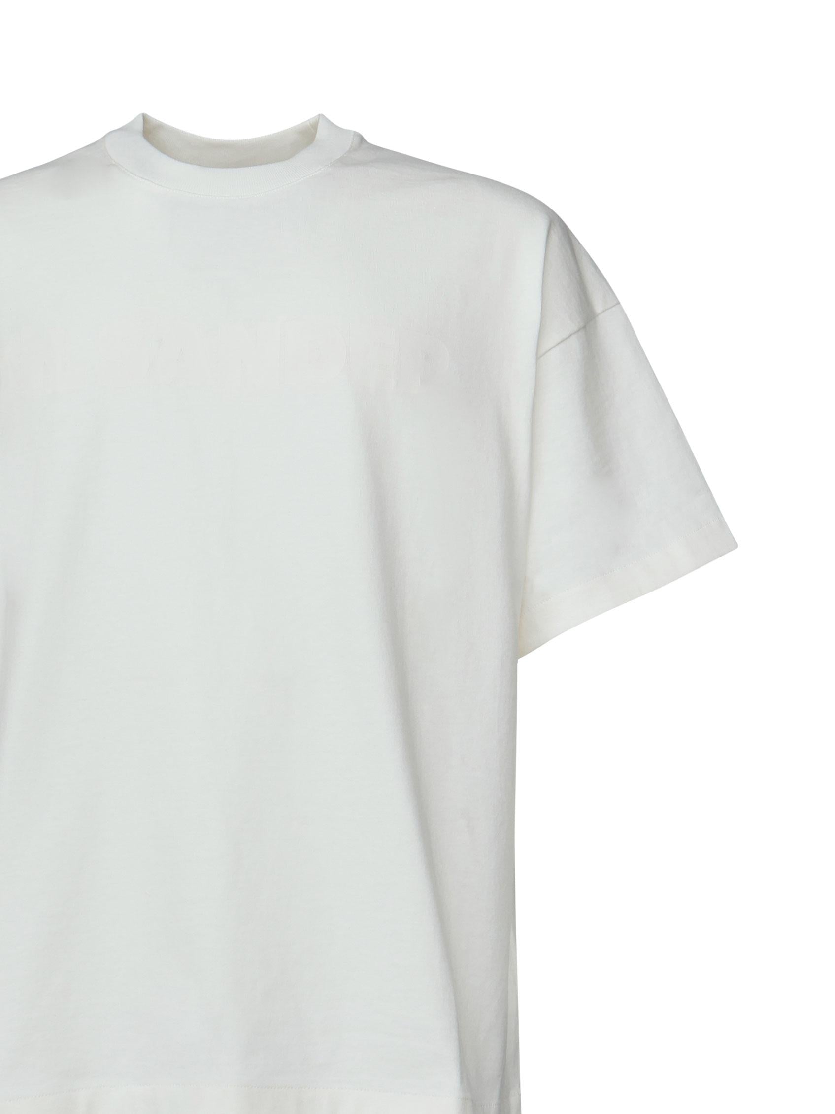T-shirt con logo<BR/> J21GC0168 J20243102 JIL SANDER 