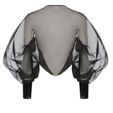 Coprispalle in organza di seta 80AJQ52A N0193899 GENNY 