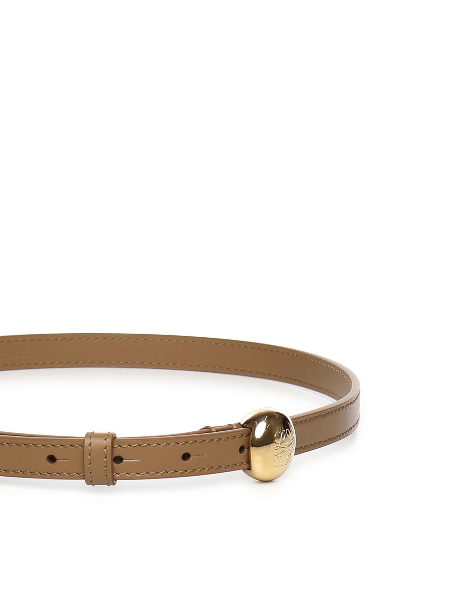 Cintura Pebble in pelle di vitello E619Z16X17 3967 LOEWE 