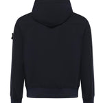 Giacca antigoccia in reps di nylon con logo L1S154100118 S0A22V0020 STONE ISLAND 