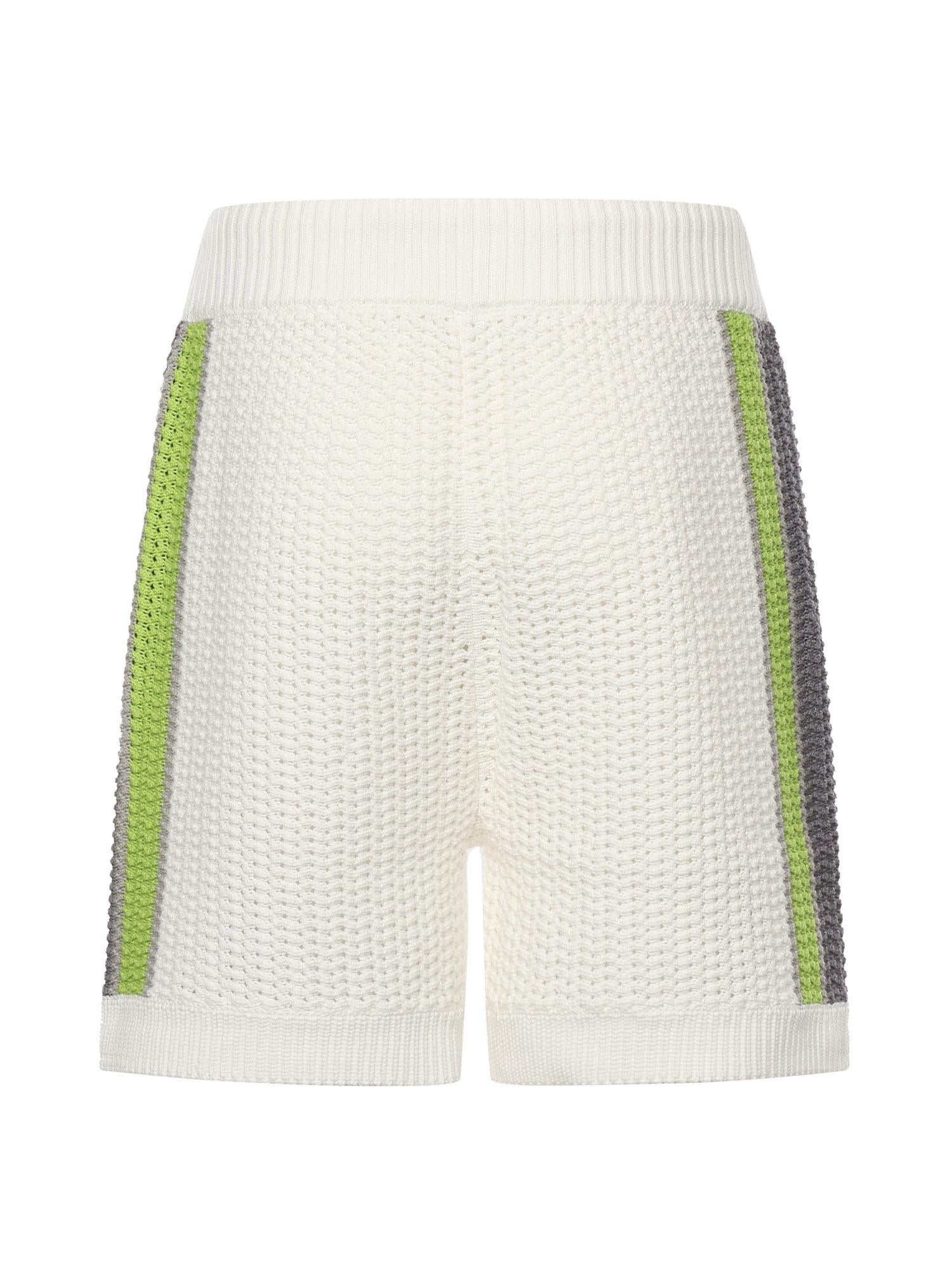 Shorts a righe all'uncinetto MSP26KW1208 01 CASABLANCA 
