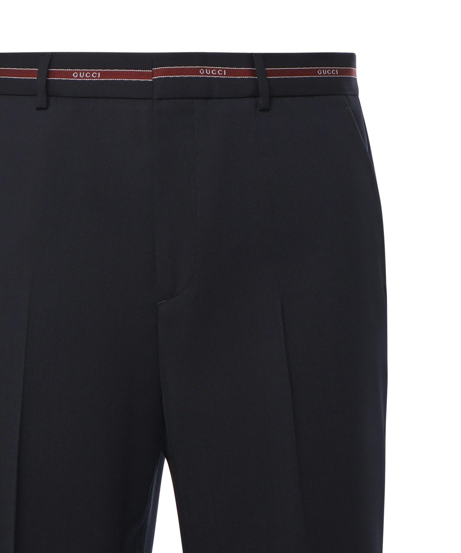 Pantalone in lana con dettaglio cimosa 832544 Z7AQV4668 GUCCI 
