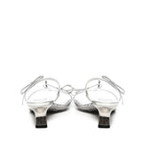 Sandali Petal in pelle di vitello metallizzata LPET465X04 1160 LOEWE 