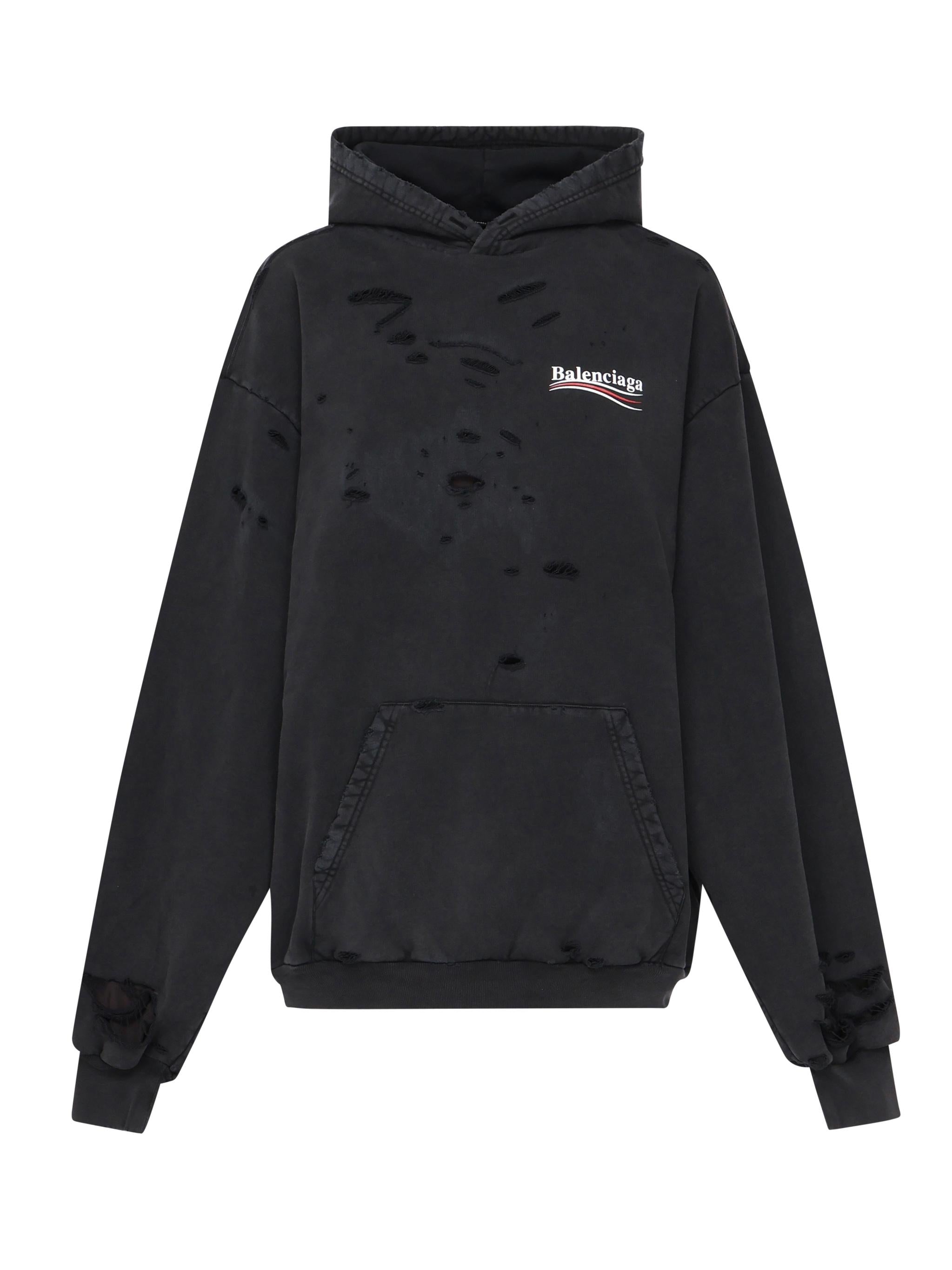 Felpa oversize in cotone 818557 TRVP99756 BALENCIAGA 