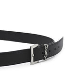 Cintura cassandre in pelle liscia<BR/> 634440 BRM0E1000 SAINT LAURENT 