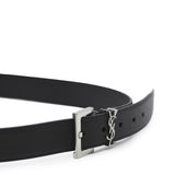 Cintura cassandre in pelle liscia<BR/> 634440 BRM0E1000 SAINT LAURENT 