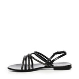 Sandali Fredy con strass 73SC8V501STR FREDYNERO/ARGENTO V° 73 