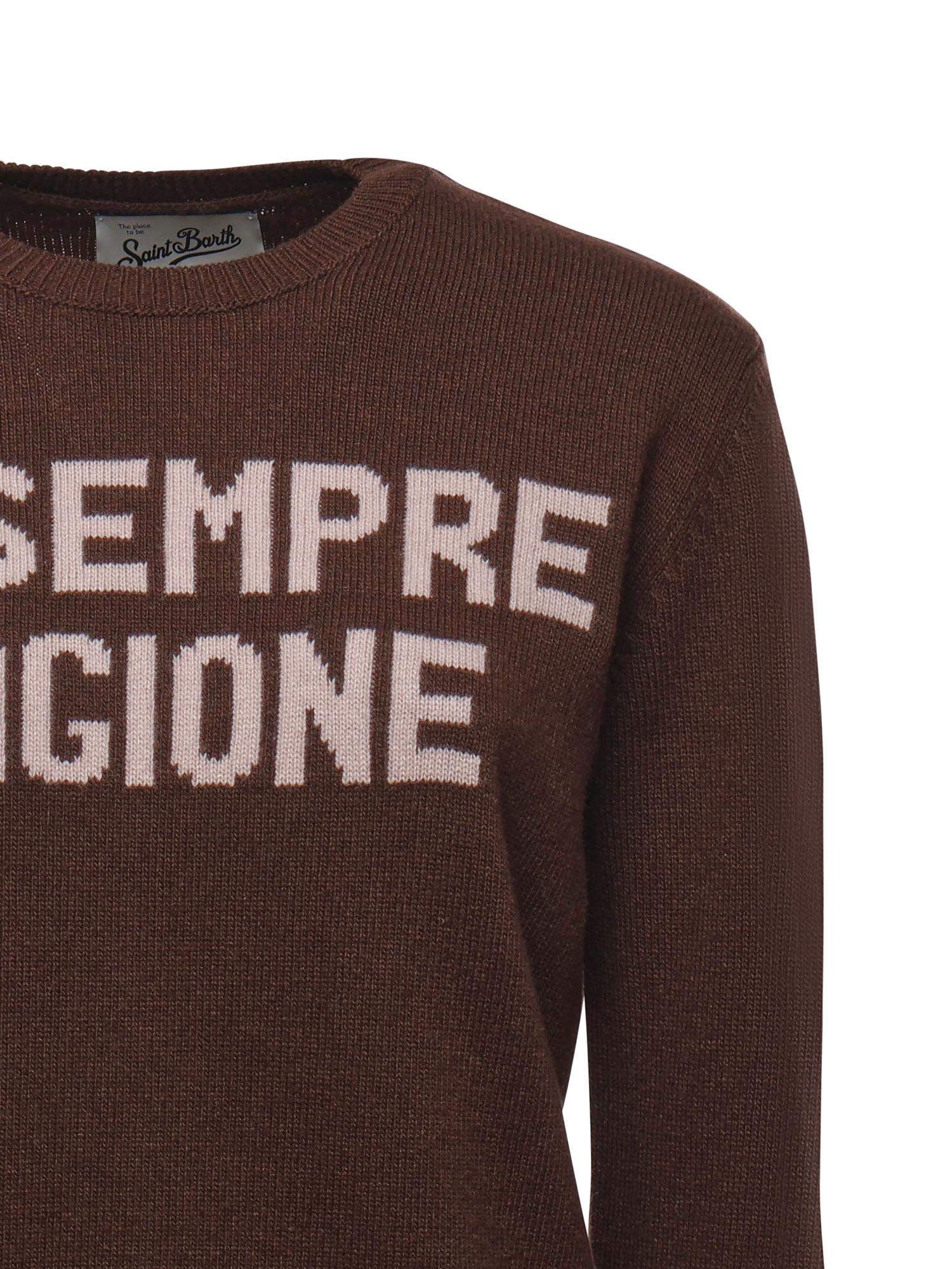 Maglione New Queen in misto cashmere QUE0010 02121I MC2 SAINT BARTH 