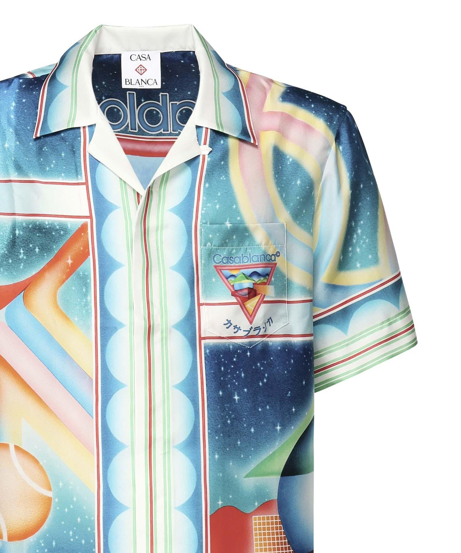 Camicia Casa Way in seta MPF25SH00301  CASABLANCA 