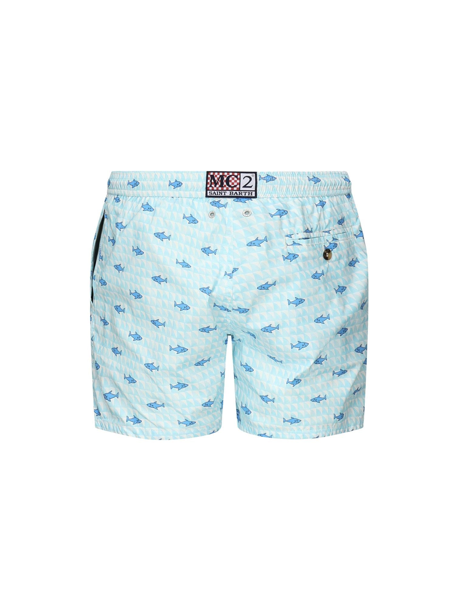 Costume da bagno con stampa COM0009 01150H MC2 SAINT BARTH 