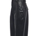 Pantaloni balloon effetto pelle soft touch 105371 A2P4Z99 PINKO 