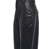 Pantaloni balloon effetto pelle soft touch 105371 A2P4Z99 PINKO 