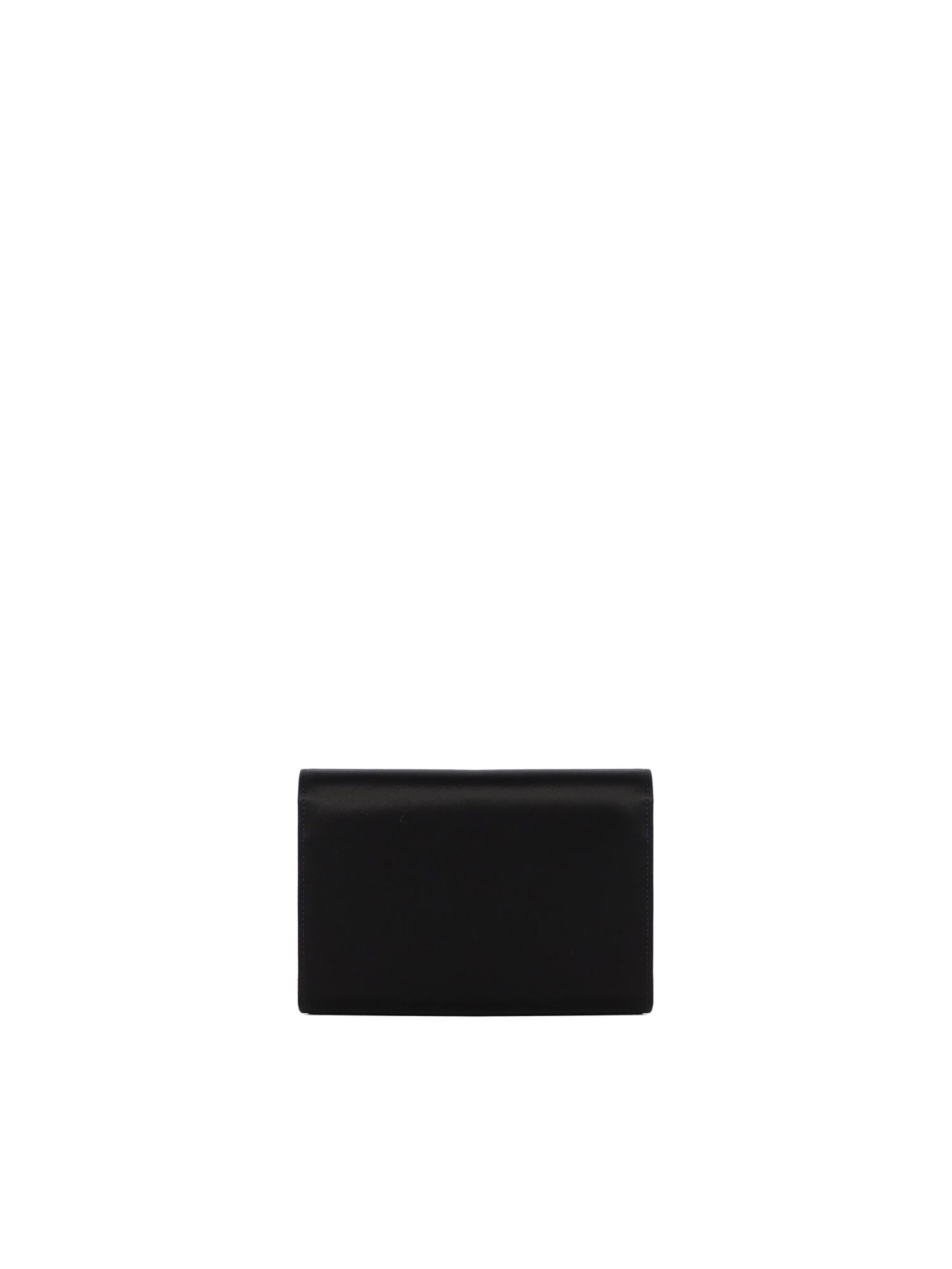 Pochette mini Efflorescence in raso RBWANVD0100RS0 B999 ROGER VIVIER 