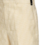 Bermuda in Jacquard FF di lino FB0821 AU6YF0PKL FENDI 