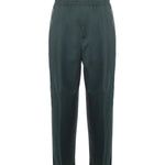 Pantaloni in fresco lana<BR/> NIKLAS VERDE SCURO GIULIANO GALIANO 