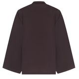 Giacca in popeline AA9V1285W144C 413 ALAIA 