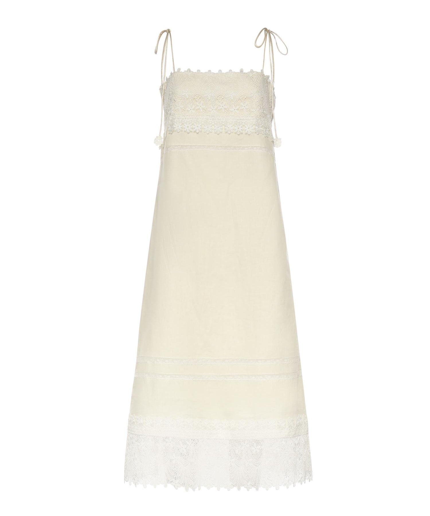 Abito midi in lino 8B3VAJM5 9M4A03 VALENTINO GARAVANI 