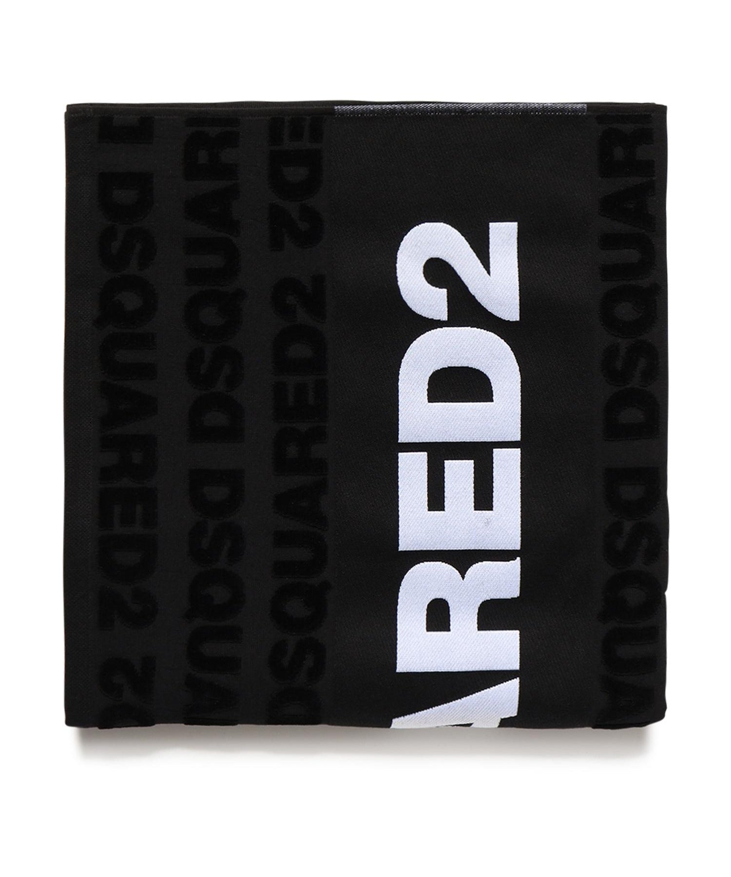 Telo mare in cotone con logo D7P006610 010 DSQUARED2 