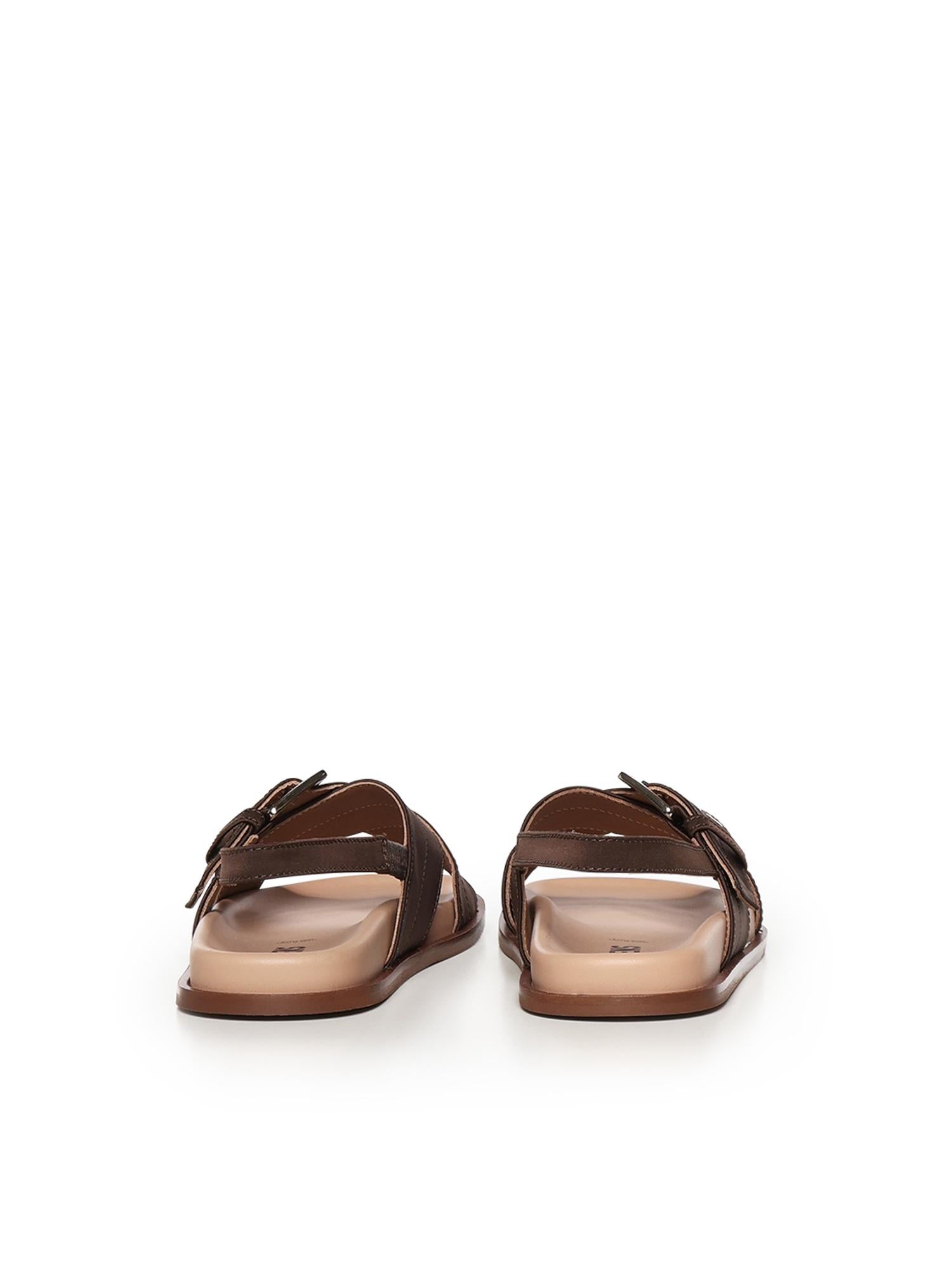 Sandalo Christine in satin A57175 CIOCCOLATO CARMENS 