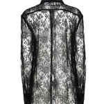 Camicia in pizzo Chantilly con dettagli in raso F5R42T MLMAEN0000 DOLCE & GABBANA 