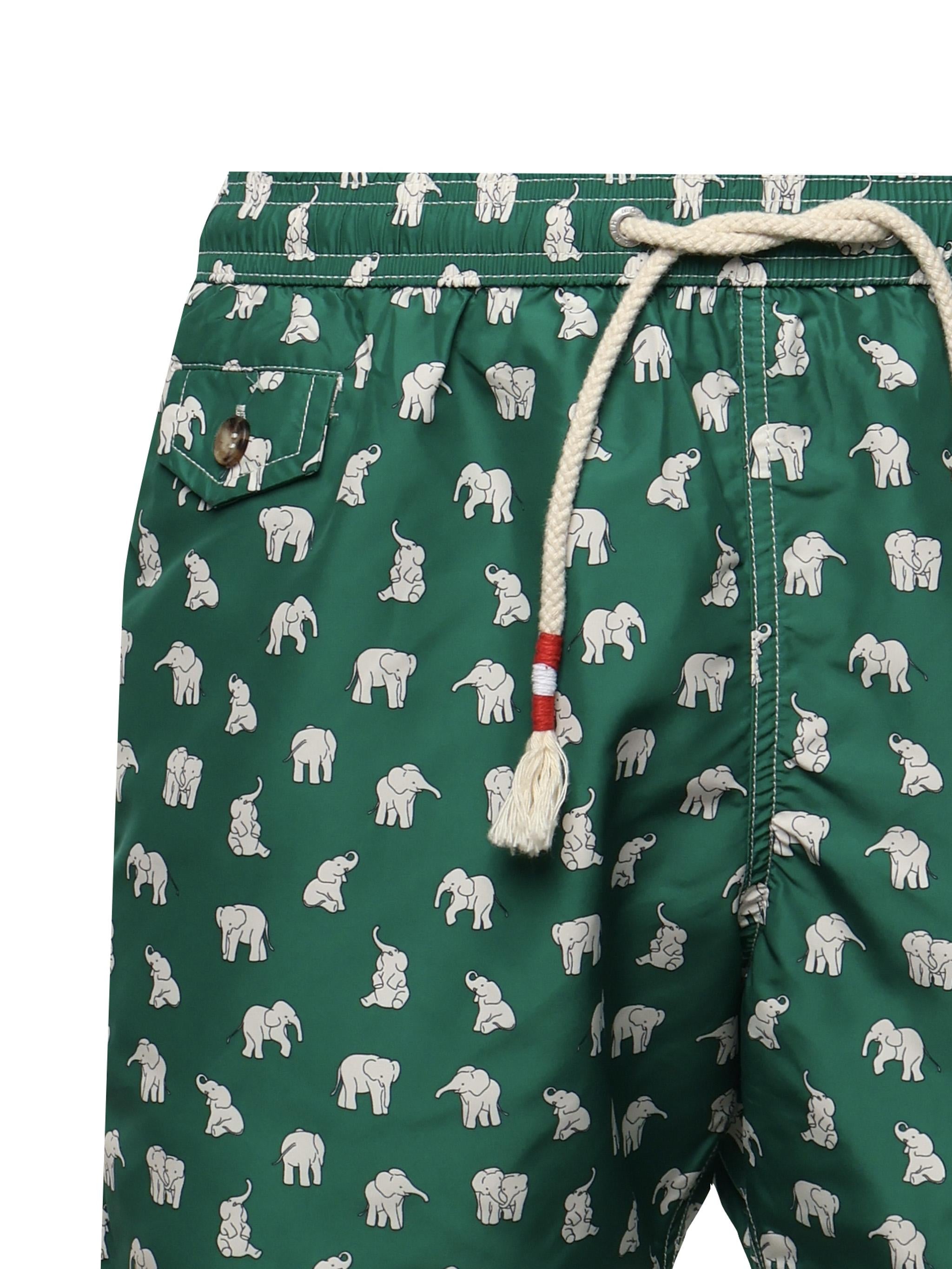 Costume con stampa elefanti LIG0013 01489H MC2 SAINT BARTH 
