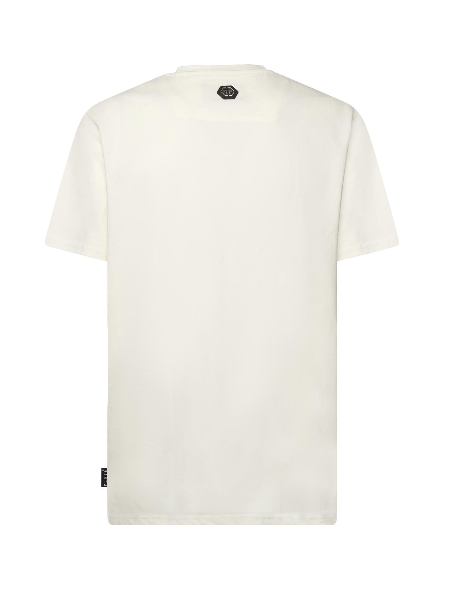 T-shirt con stampa logo FAECMTK8458 PJY002N01OF PHILIPP PLEIN 